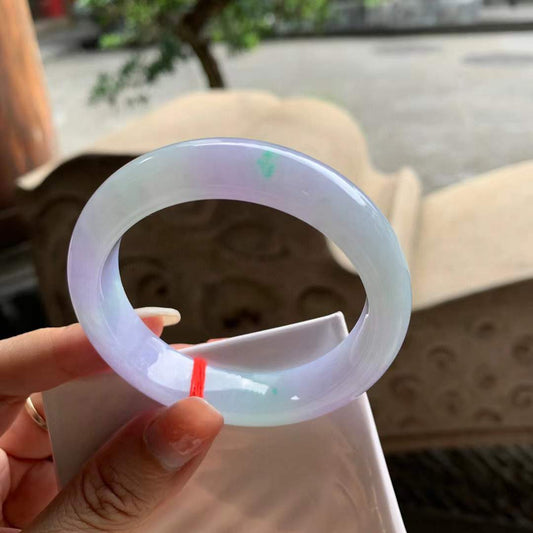 正圈冰春彩翡翠手镯