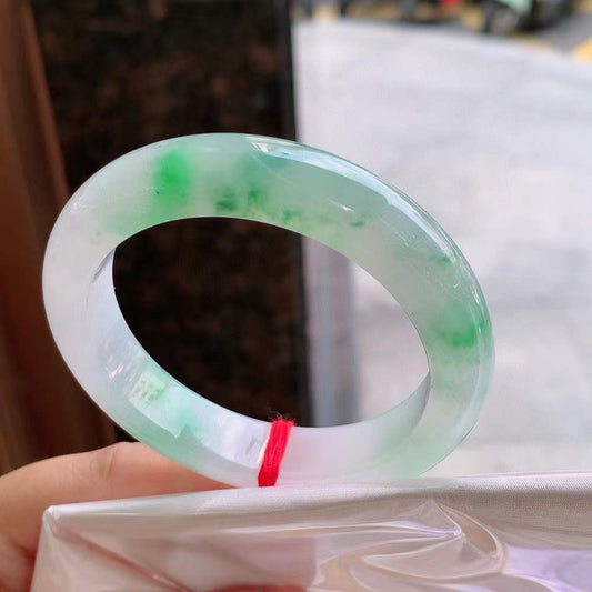 正圈冰阳绿翡翠手镯