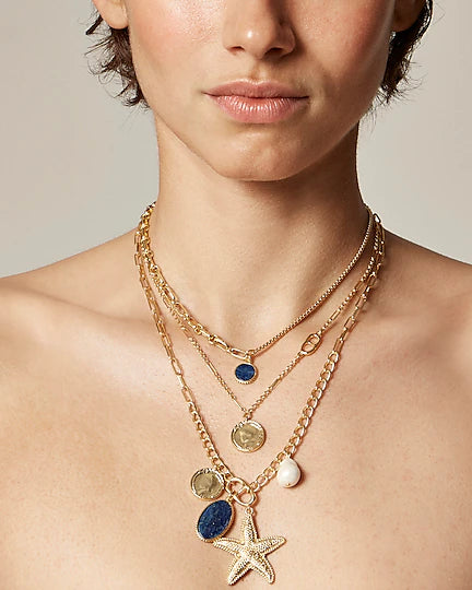 Nautical Layered Necklace For Women