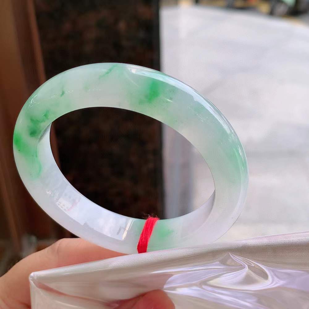 正圈冰阳绿翡翠手镯