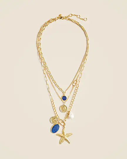 Nautical Layered Necklace For Women